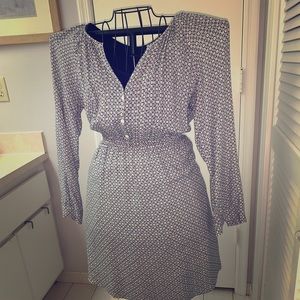 Navy Patter Dress